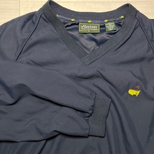 Masters Collection Mens XL Navy Long Sleeve Pullover with Pocket